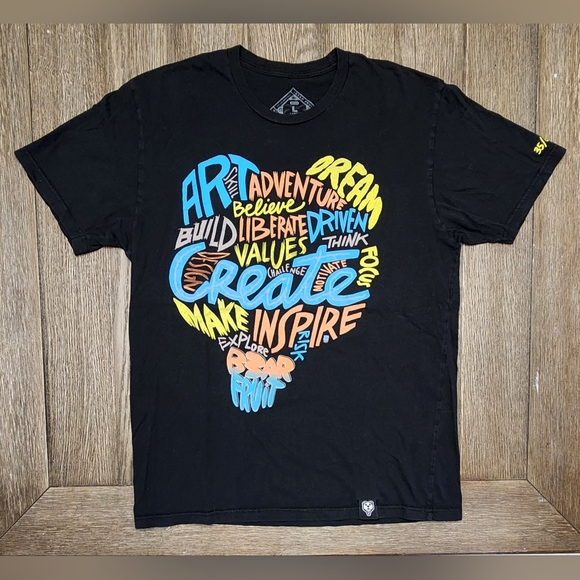 B3ar Fruit Baxter By Justin Peterson Men's T-Shirt Size Large *RARE* 35/60 - Picture 8 of 9